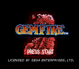 Gemfire (USA) Title Screen